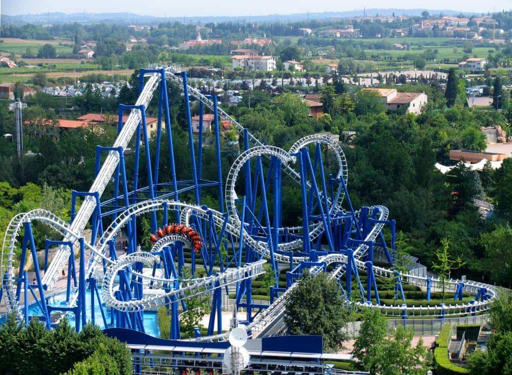 Attrazione Blue Tornado di Gardaland