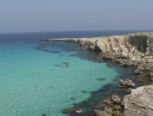 Favignana nelle Isole Egadi