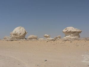 Deserto Bianco di Farafra in Egitto