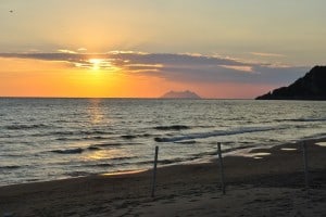 Tramonto su Gaeta