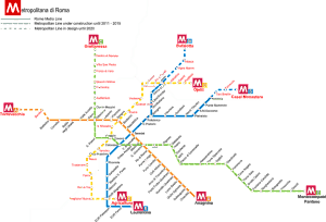 linee metro roma