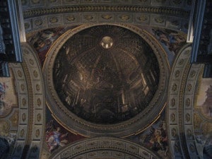 Sant'Ignazio da Loyola la finta cupola