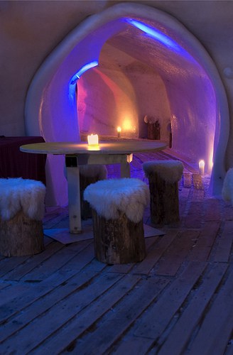 interno di un igloo