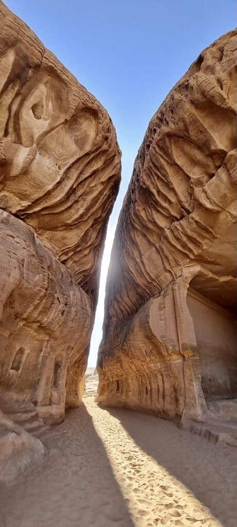 blocchi di roccia nel deserto