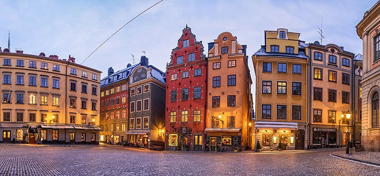 Piazza Stortorget a Stoccolma