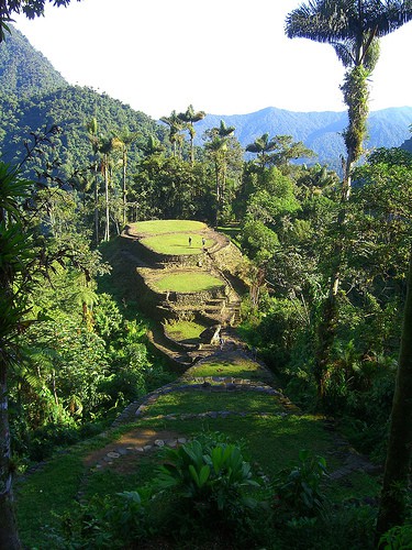rovine della Ciudad Perdida in Colombia