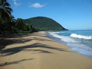Guadalupa, spiaggia di Grande Anse