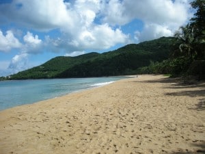 Guadalupa, spiaggia di Grande Anse