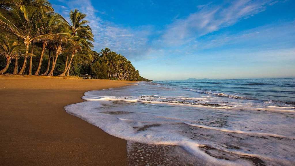 Spiaggia nel Queensland in Australia