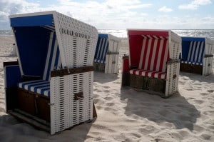 Strandkorb a Sylt