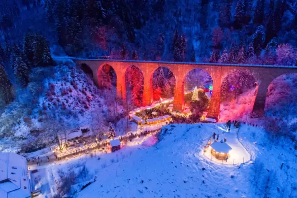 Christmas market in the Ravenna Gorge