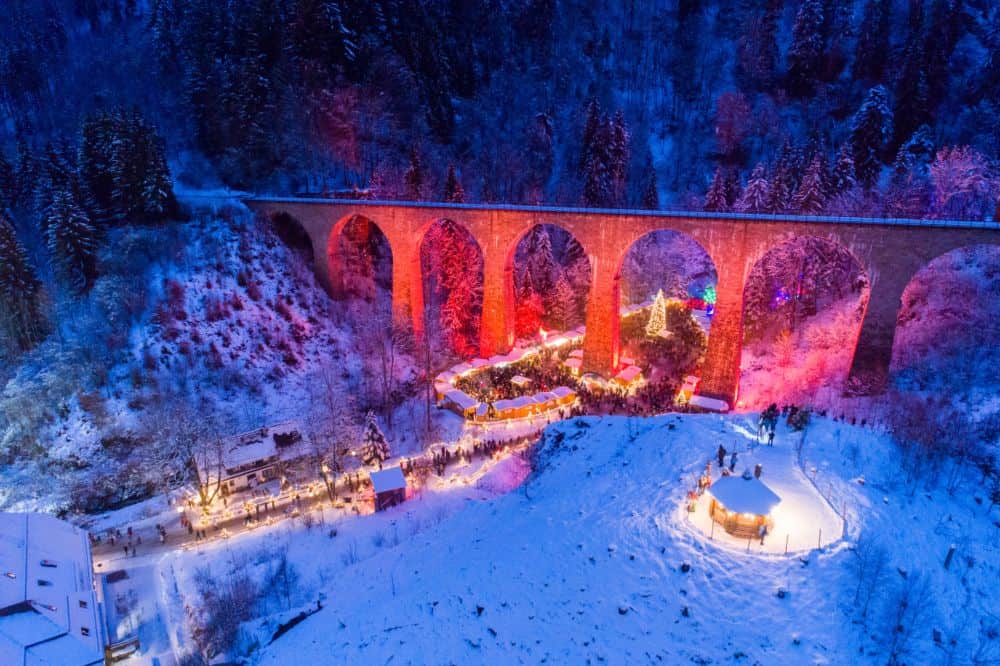 Christmas market in the Ravenna Gorge
