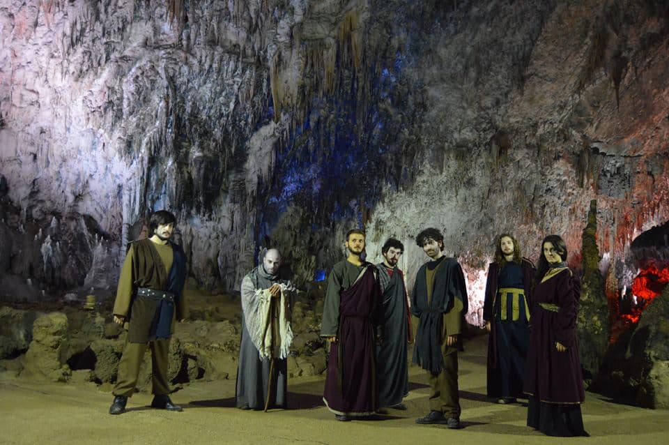 teatro nelle grotte di Pertosa