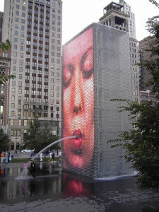 La Crown Fountain