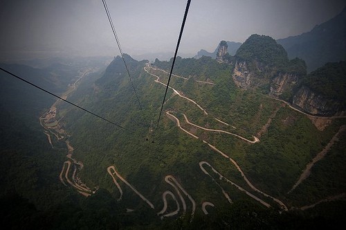 Tianmen Mountain road