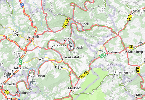 cartina traben