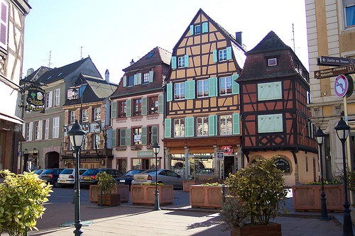 Le case a graticcio di Colmar