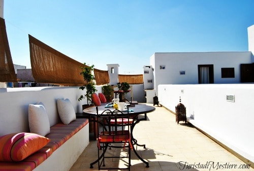 Colazione sulla terrazza del Riad el Maati