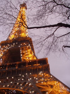 Torre Eiffel a Natale