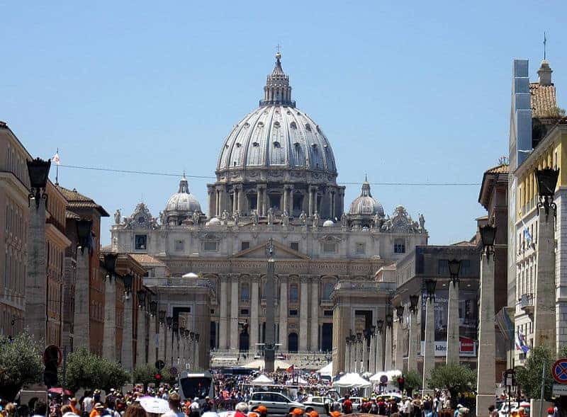 Roma dall'alto panorama dalla Cupola di San Pietro Turista Di Mestiere