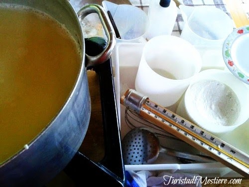 Laboratorio di produzione del formaggio