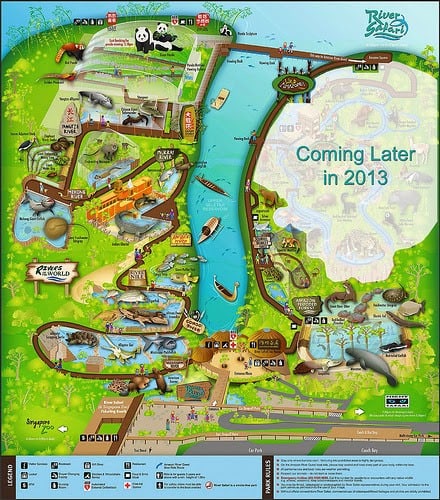 River Safari Mappa