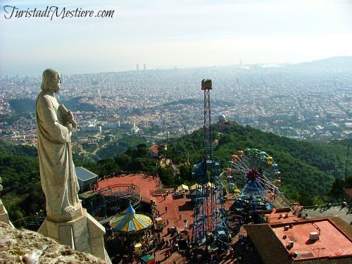 Tibidabo-panorama-Barcellona