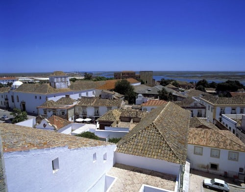 Vista di Faro e Ria Formosa 