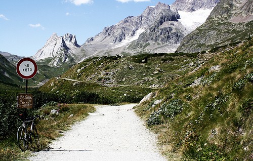 In bici sulla montagna!