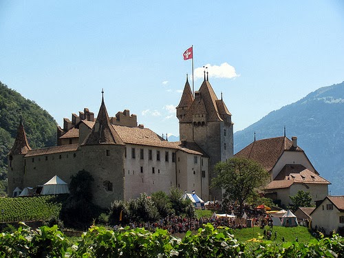 Castello di Aigle in Svizzera 