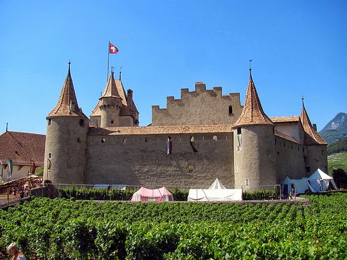 Castello di Aigle in Svizzera 