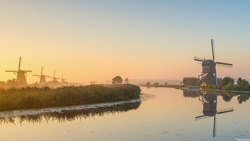 Kinderdijk-olanda-mulini-wimzilver-sunrise