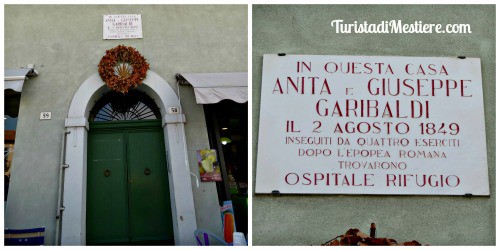 La casa che ospitò Garibaldi ed Anita