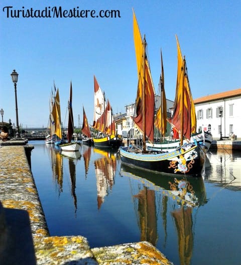 cesenatico porto canale barche