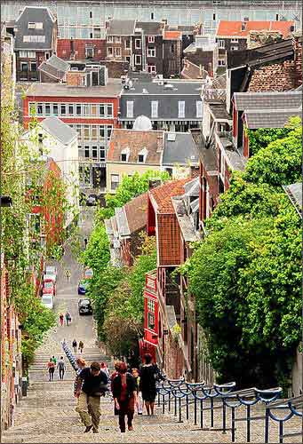 La montagna di Bueren dall'alto