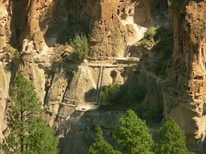 Alcove House nel Bandelier National Monument in New Mexico