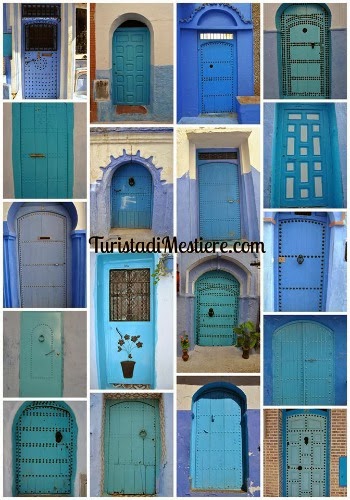 Portoni a Chefchaouen