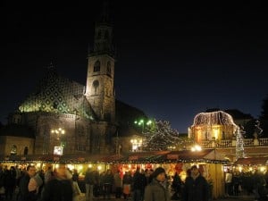 Bolzano, mercatini a Piazza Walther