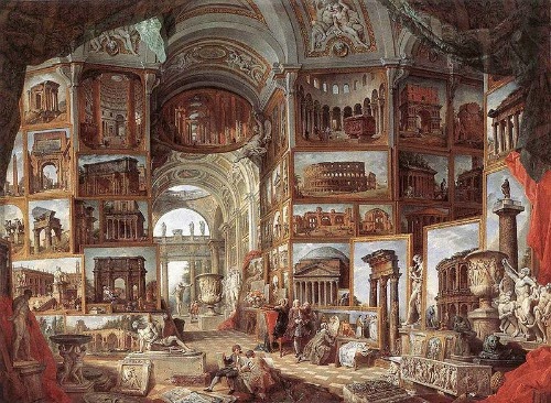 fotografiadelquadrodiGiovanniPaoloPannini"Galleriadiquadriconvistedell'anticaRoma"(),Louvre