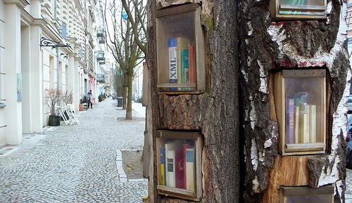 Bookcrossing berlin book forest