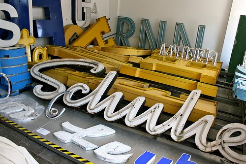Buchstabenmuseum Berlin Letterforms and Neon Signs collection