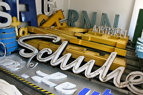 Buchstabenmuseum Berlin Letterforms and Neon Signs collection Buchstabenmuseum Berlin Letterforms and Neon Signs collection