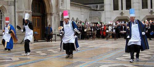 City Pancake race