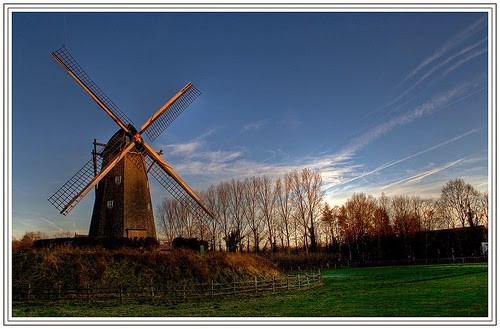 Genk, panorama del Bokrijk, il museo a cielo aperto Genk, panorama del Bokrijk, il museo a cielo aperto
