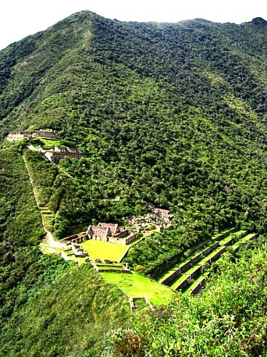 Choqueuirao, rovine inca in Perù