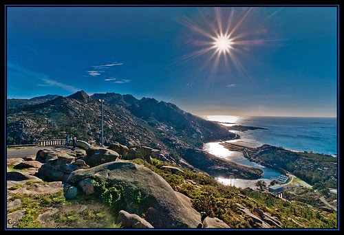 Mirador Ezaro, Monte Pindo, Galizia, Spagna Mirador Ezaro, Monte Pindo, Galizia, Spagna