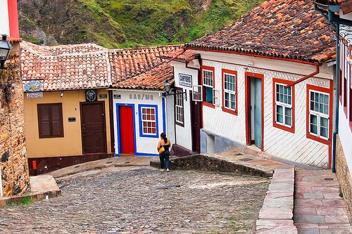 Ouro Preto, città coloniale lungo la Strada Barocca, Brasile