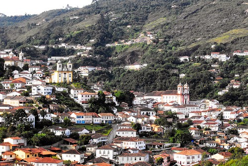 Ouro Preto, città coloniale lungo la Strada Barocca, Brasile