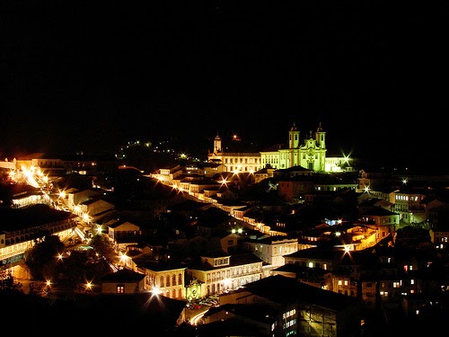 Ouro Preto, città coloniale lungo la Strada Barocca, Brasile