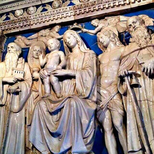 Ceramica Della Robbia nell'Eremo di Camaldoli